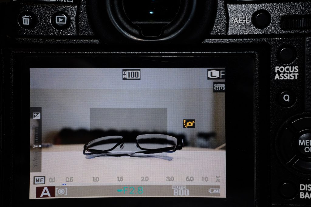 Digital split image on the Fujifilm X-T1