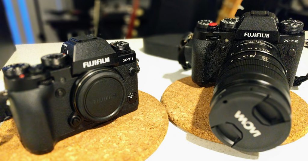 Fujifilm X-T1 and X-T2