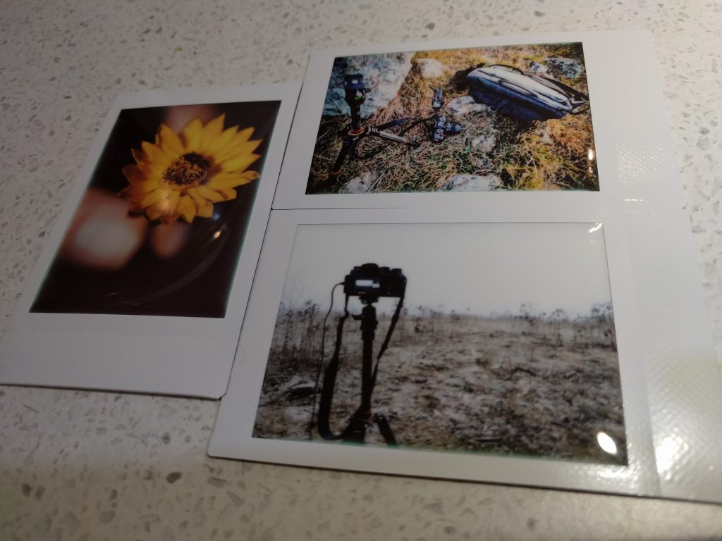 Instax mini photos.